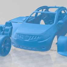 Nissan murano 2009 imprimable voiture Jeu fente scalextric tamiya rc miniz loisir micro 3d print model - Mito3D