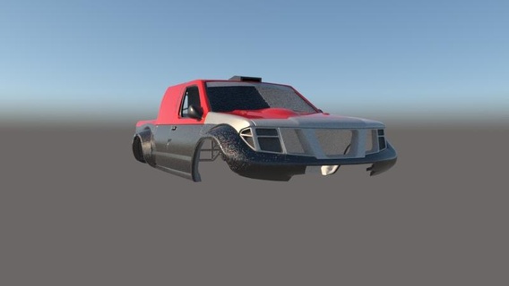 Nissan Navara t1 ramasser 2009 corps 1 10 rc route 4x4 voiture SUV 3d print model - Mito3D