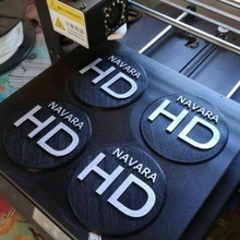 nissan navara wheel centres hd hub customised 3d print model - Mito3D