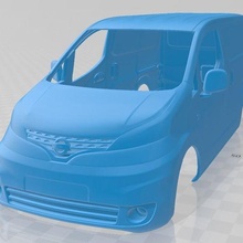 nissan nv200 2010 imprimible cuerpo camioneta juego espacio scalextric Tamiya rc miniz pasatiempo micro 3d print model - Mito3D