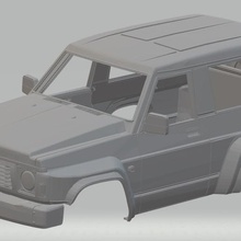 nissan patrol gr druckbare Körper Auto Spiel luifer rc radio die überwachung shell bedruckbar ist 3d print model - Mito3D