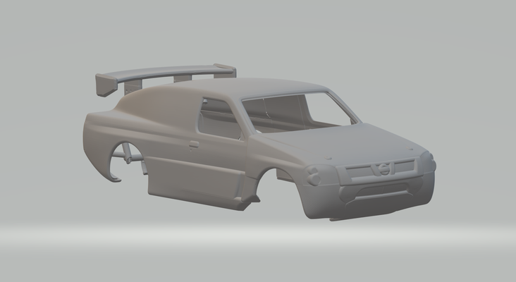 nissan pickup rally raid slotcar diecast hot wheels rc rcmodel slot car hotwheels miniature 3d print model - Mito3D