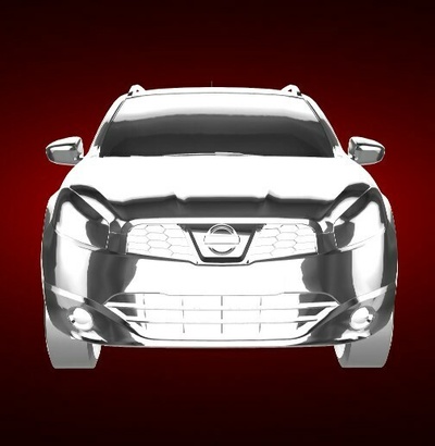 nissan qashqai 2012 otomobil araba araç ralli yarış spor dalları derbi süper gt 3d print model - Mito3D
