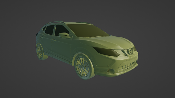 nissan qashqai 2016 3d modeling printing model suv car automobile vehicle automotive design detailed exterior engineering crossover compact printable parts spare 3d print model - Mito3D