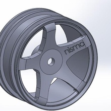 nissan r34 nismo ruedas rc coches artilugio coche vehiculo llantas 3d print model - Mito3D