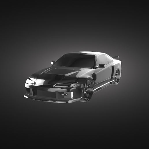 Nissan Silvia s15 3D print model - Mito3D