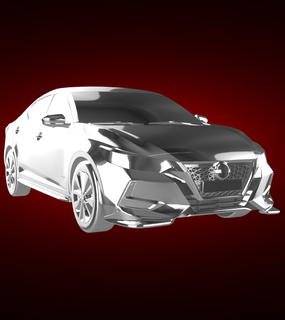 Nissan Sylphy kompakt araba melez e power yarış modern araç Spor Dalları lüks gezi prototip hiper konsept 3d print model - Mito3D