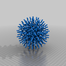 nisting 20 solid Biologie 3d print model - Mito3D
