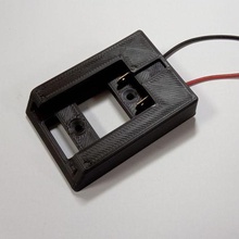 nulo batería adaptador percha proyecto herramienta 20v 3d print model - Mito3D