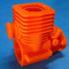 nitro rc car engine block r/c_vehicles 3d print model - Mito3D
