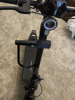niu e-scooter lock attachment scooter master electric kqi3 pro max sport 3d print model - Mito3D