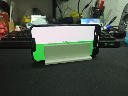 niveau iphone 13 richtmaschine regla soporte 3d print model - Mito3D