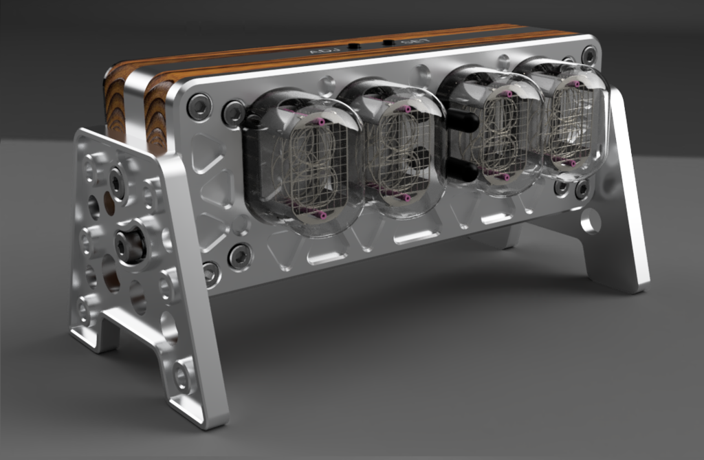 nixie clock case in12 nixieclock nixietube pvelectronics electronics 3D print model - Mito3D