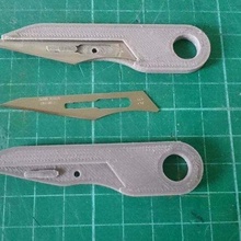 no4 fitment scalpel blade mini handle hand_tools 3d print model - Mito3D