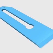 No 4 Hobel-Klinge tool hobeleisen hand-Ebene Werkzeug-Teile tools 3d print model - Mito3D