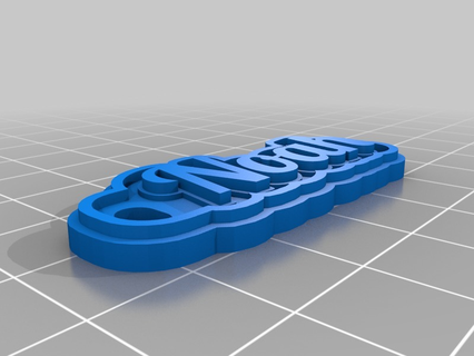 Noah Schmuck angepasst Schlüsselanhänger Schlüssel 3d print model - Mito3D