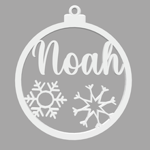 Noé bola natal nome ornement décora Noël arbre fête cadeau 3d print model - Mito3D