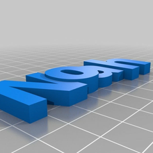Noé personalizado organização 3d print model - Mito3D