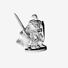 noble inquisitor game 28mm cleric dnd dungeons holy inquisition mini miniature paladin tabletop wargame 3d print model - Mito3D