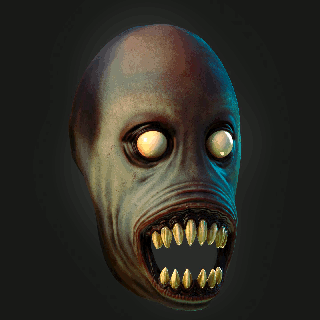 nocturnal demon mask halloween shout costumes terror zombie 3d print model - Mito3D