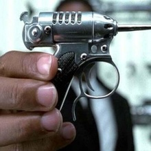 ruidoso Grillo mib pistola arma juguete Arte 3d print model - Mito3D