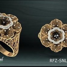 nokta-ring-20 Schmuck Ringe gold goldring 3d print model - Mito3D