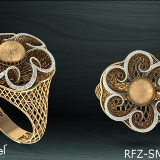 nokta anneau 92 bijoux de l'anneau goldring womenring noktamodels 3D print model - Mito3D