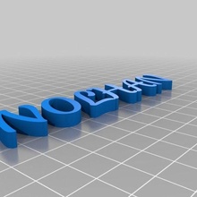 nolhan personalizzato 3d print model - Mito3D