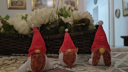 nomos Noël gnomes poupée gnome pendaison neige étoile jouets décoration 3d print model - Mito3D
