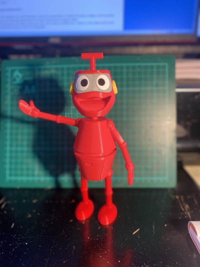 robot ulysse 31 dessin animé collection jouet figurine 3d print model - Mito3D