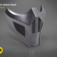 Anfänger Saibot Maske mk 9 Spiel Zubehör Cosplay Ohrmuschel Gesicht Kampf kombat mk9 sterblich Ninja Krieger 3d print model - Mito3D