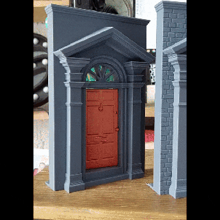 nook door bookcase noor books architecture england rack decoration holder library book lamp 3d print model - Mito3D
