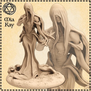 noonwraith demon dragons dungeons female ghost girl mini monster rpg woman miniature wraith tabletop dnd 3d print model - Mito3D