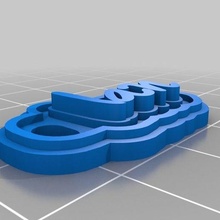 nora Schmuck angepasst Schlüsselanhänger 3d print model - Mito3D