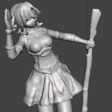 nora valkyrie detailed art rwby figure 3d print model - Mito3D
