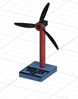Nordex Moulin vent architecture moulin base soutenir hélices énergie éolienne 3d print model - Mito3D