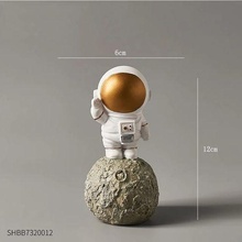 nordic astronaut stl moon travel traveler traveller art pot 3d print model - Mito3D