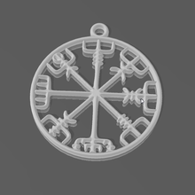 nordic symbol 2 pendant 3d print model - Mito3D