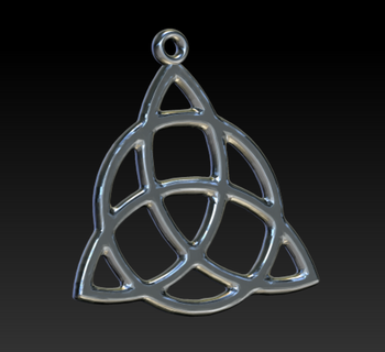 nordic symbol pendant pending nordic celtic pendant art jewelry boy girl  3d print model - Mito3D
