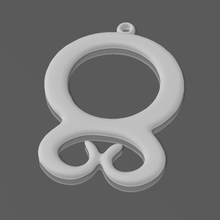 nórdico símbolo colgante pendiente 3d print model - Mito3D