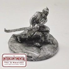 nordic guerreiro a arte tampo de mesa espadachim escultura miniaturas miniatura herói fantasia masmorras e dragões dnd em d&d 3d print model - Mito3D