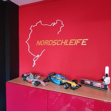 nordschleife nrburgring tour art l'itinéraire thyer piste 3d print model - Mito3D