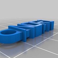 nori personalizado organização 3d print model - Mito3D