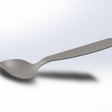 normal spoon kitchen 3d print model - Mito3D
