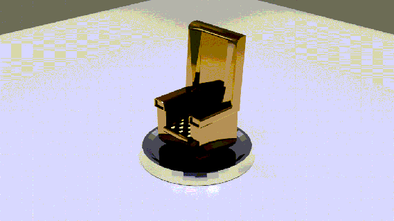 normale trono 3d print model - Mito3D