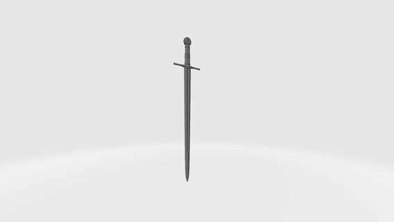 Norman kılıç 3d print model - Mito3D