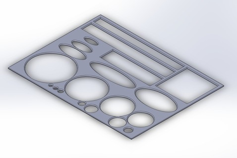 Normograph Studie Design 3d print model - Mito3D