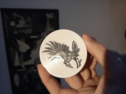 nórdico cuervo snusbox snus joyero rapé mente munin odin 3d print model - Mito3D