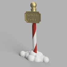 north pole home decor diorama christmas 3d print model - Mito3D