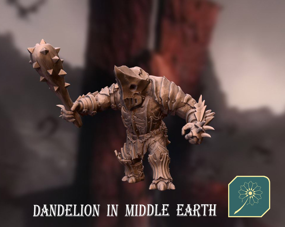 norte montanha olog guerra clube lotr hobbit terra goblin orc provocador ogro hai Uruk MORDOR Sauron catapulta Gundabad dolgurdur 3D print model - Mito3D